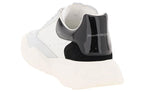 (WMNS) Alexander McQueen Court Leather Sneakers 'White Black Grey' 708077WICDB8979 #