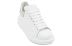 (WMNS) Alexander McQueen Oversized Sneaker 'Silver Crocodile' 553770WHYBQ9071 #