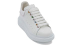 (WMNS) Alexander McQueen Oversized Sneakers 'White Metalic Eyelets' 685671WIB9W9035 #