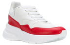 (WMNS) Alexander McQueen Oversized Runner in Nappa Calf Leather 'White Red' 533710WHT999092 #