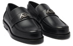 (WMNS) Alexander McQueen Seal Loafer 'Black Gun Metal 783218WIES31081 #