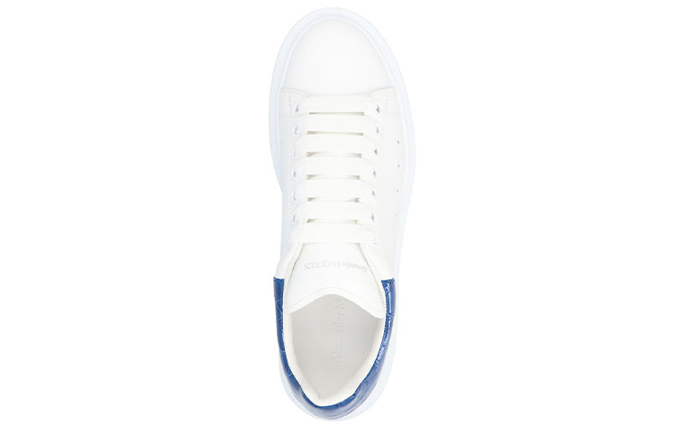 (WMNS) Alexander McQueen Oversized Sneaker 'Indigo Croc' 553770WHXMY9553 #