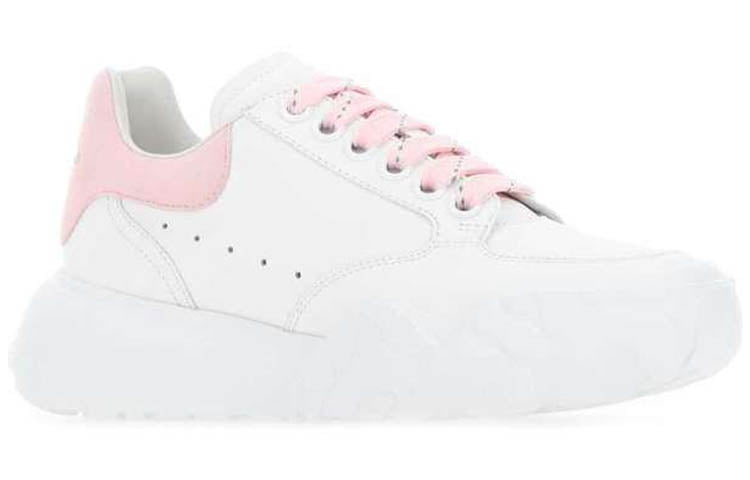 (WMNS) Alexander McQueen Oversized Court Trainer 'White Pink' 633915WIA9A9414 #