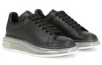 Alexander McQueen Oversized Sneaker 'Black Clear Sole' 604232WHX981070 #