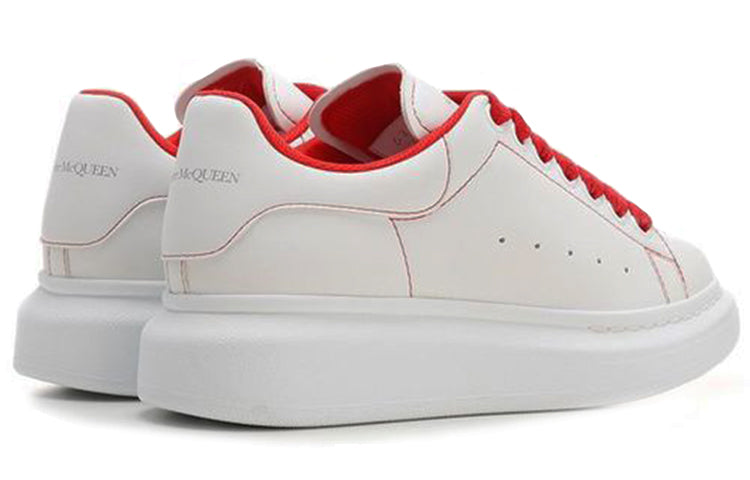 (WMNS) Alexander McQueen Larry Sneakers 'White Red' 676698W4RJ19676 #