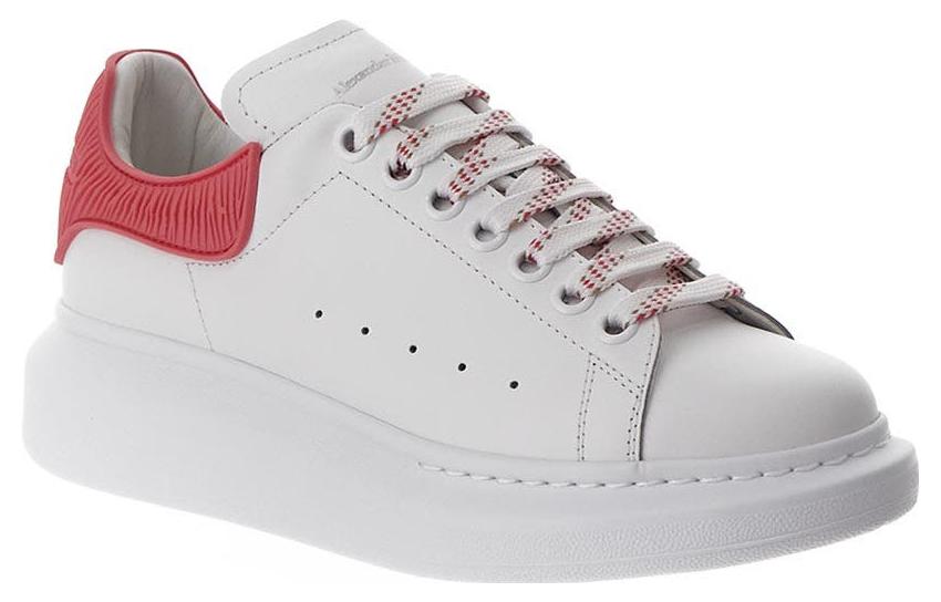 (WMNS) Alexander McQueen Oversized Shoes 'Cream White Red' 718157WICGK9387 #