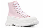(WMNS) Alexander McQueen Leather Ankle Boots 'Pink White' 633900WHZ625805 #