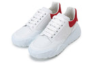 (WMNS) Alexander McQueen Court Trainer 'White Red' 633915WHZ969676 #