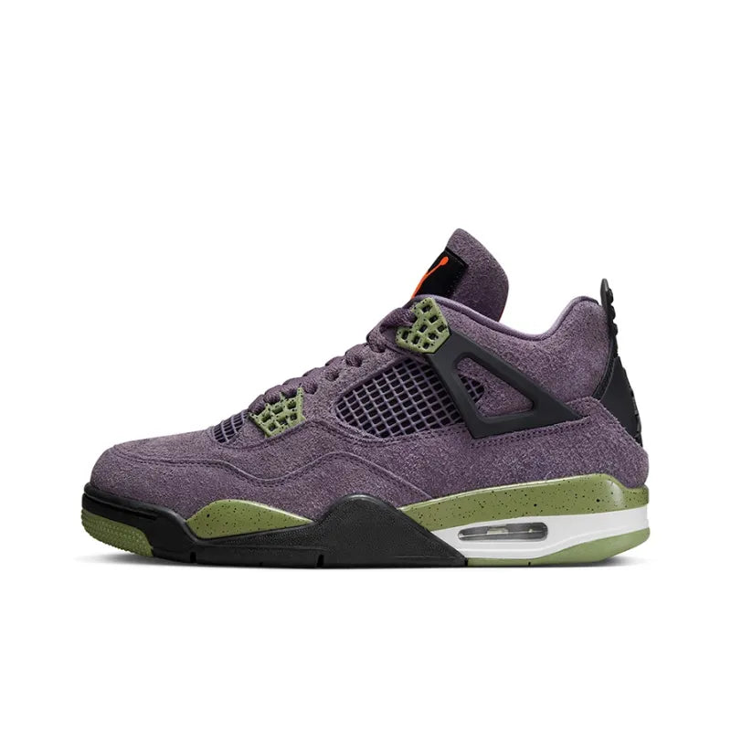 Air Jordan Retro 4-Style Sneakers – Canyon Purple Edition