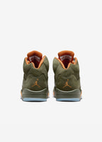 Air Jordan 5 Olive Tone Retro Kicks – Street Look