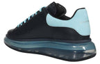 (WMNS) Alexander McQueen Oversized Sneakers 'Black Light Blue' 666893WHXMA1136 #