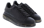 (WMNS) Alexander McQueen Oversized Sneaker 'Clear Sole - Black' 611698WHX981000 #