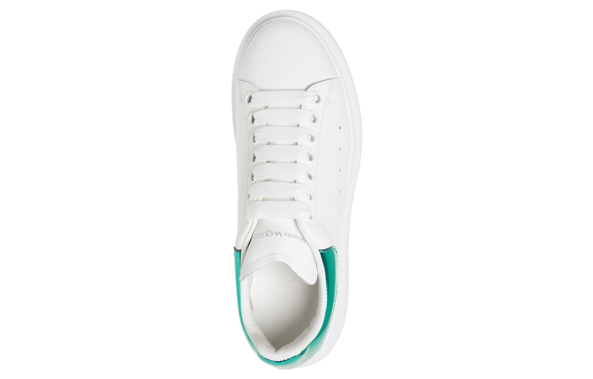 (WMNS) Alexander McQueen Oversized Sneaker 'White Emerald' 676702WICGG9079 #