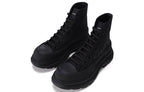 Alexander McQueen Tread Slick Logo Printed Sneakers 'Black' 682420W4RQ21070 #