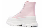 (WMNS) Alexander McQueen Leather Ankle Boots 'Pink White' 633900WHZ625805 #