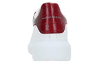 (WMNS) Alexander McQueen Oversized Sneaker 'Burgundy Crocodile' 718233WICG69088 #