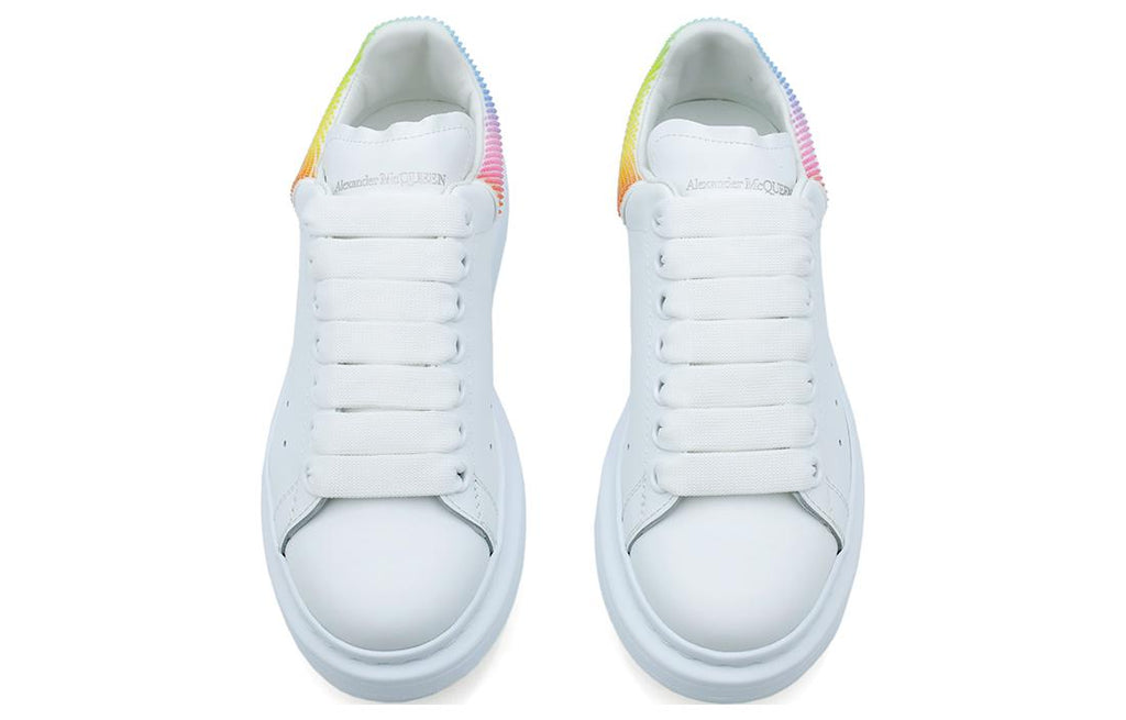 (WMNS) Alexander McQueen Larry Oversized Low-Top Sneakers 'White Multi' 708070WICG4903 #