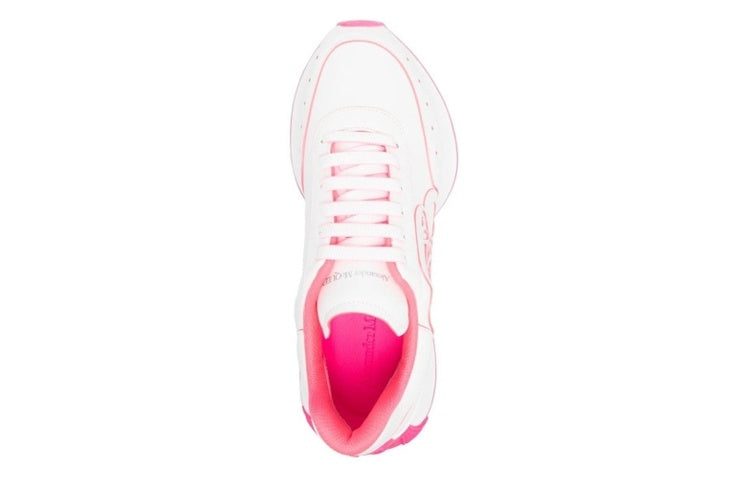 (WMNS) Alexander McQueen Sprint Runner 'White Bright Pink' 718361WIC9D8955 #