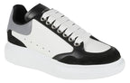 (WMNS) Alexander McQueen Larry Oversized Sensory Sneakers 'White Black Grey' 758982WIA5V1142 #