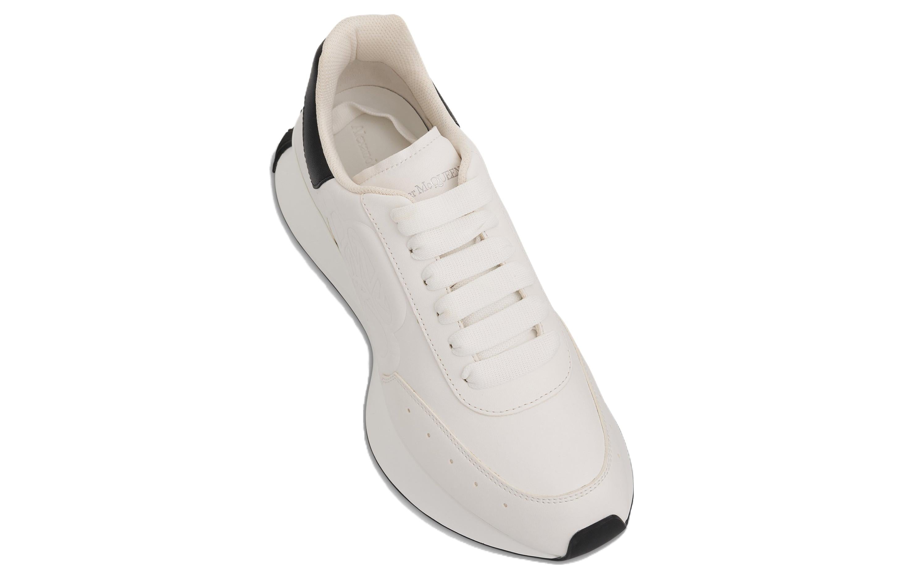 Alexander McQueen Sprint Runner 'Beige Black' 688548WIC939061  #