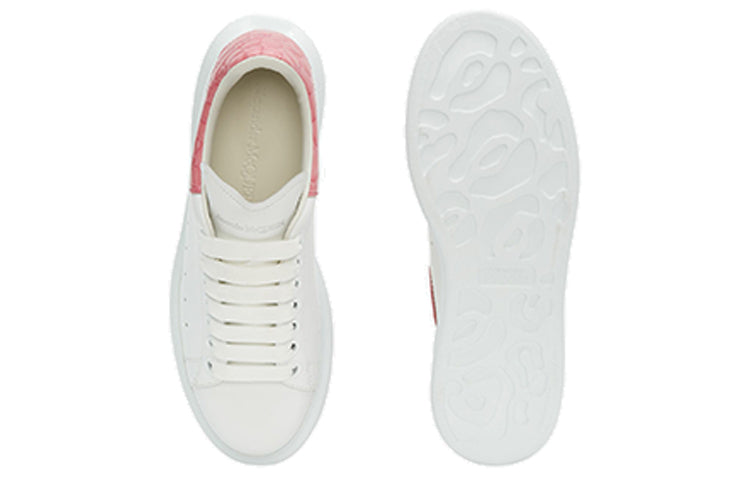 (WMNS) Alexander McQueen Oversized Sneaker 'White Bloom' 553770WHXMY9137 #
