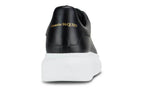 Alexander McQueen Oversized Sneaker 'Black White Sole' 553680WHGP51000 #