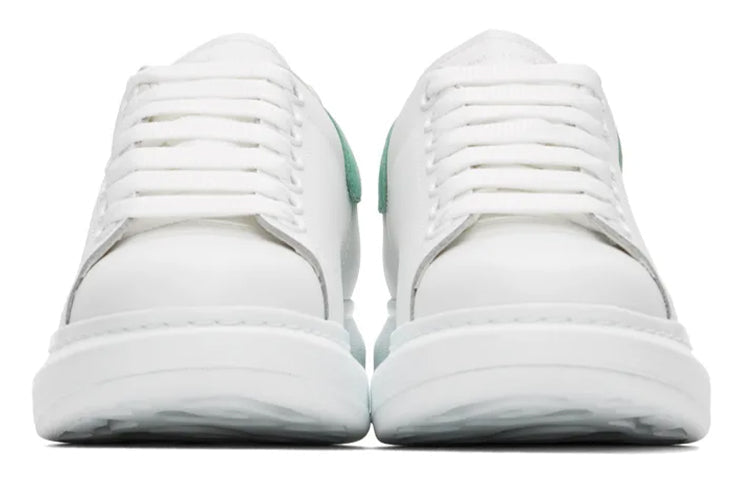 (WMNS) Alexander McQueen Low-Top Larry Sneakers 'White Green' 553770WHGP79462 #
