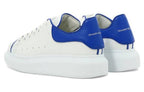 (WMNS) Alexander McQueen IOversized Leather Sneakers 'White Blue' 733003WHJE58806 #