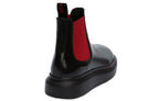 (WMNS) Alexander McQueen Hybrid Chelsea Boot 'Black Red' 586398WHX521066 #