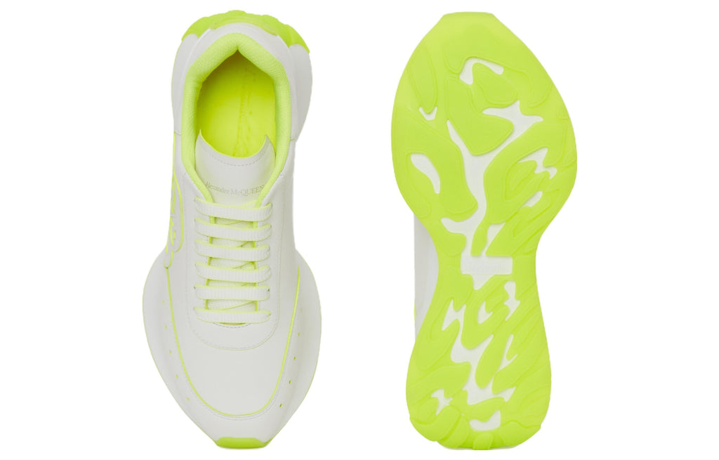 (WMNS) Alexander McQueen Sprint Runner 'White Acid Yellow' 718361WIC9D8954 #