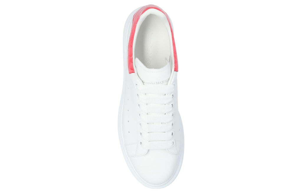 (WMNS) Alexander McQueen Oversized Sneaker 'White Pink' 553770WHXMY9663 #