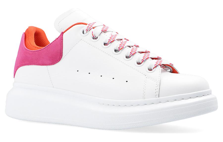 (WMNS) Alexander McQueen Oversized Low-Top Sneakers 'White Rose Pink' 697103WIBNH9858 #