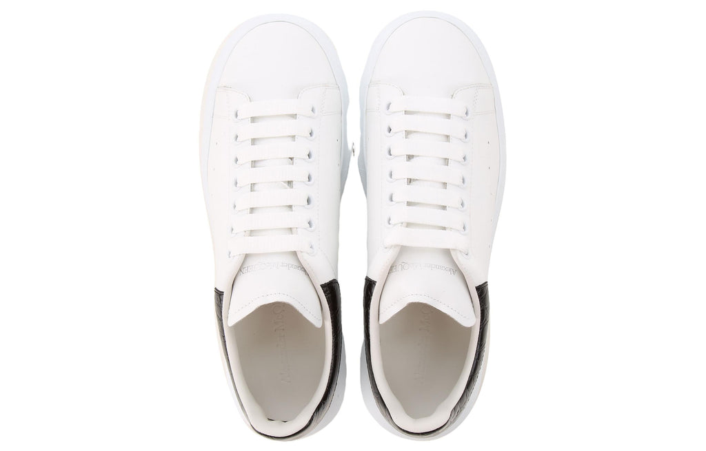 Alexander McQueen Oversized Sneaker 'Black Crocodile' 625162WHYB89061 #