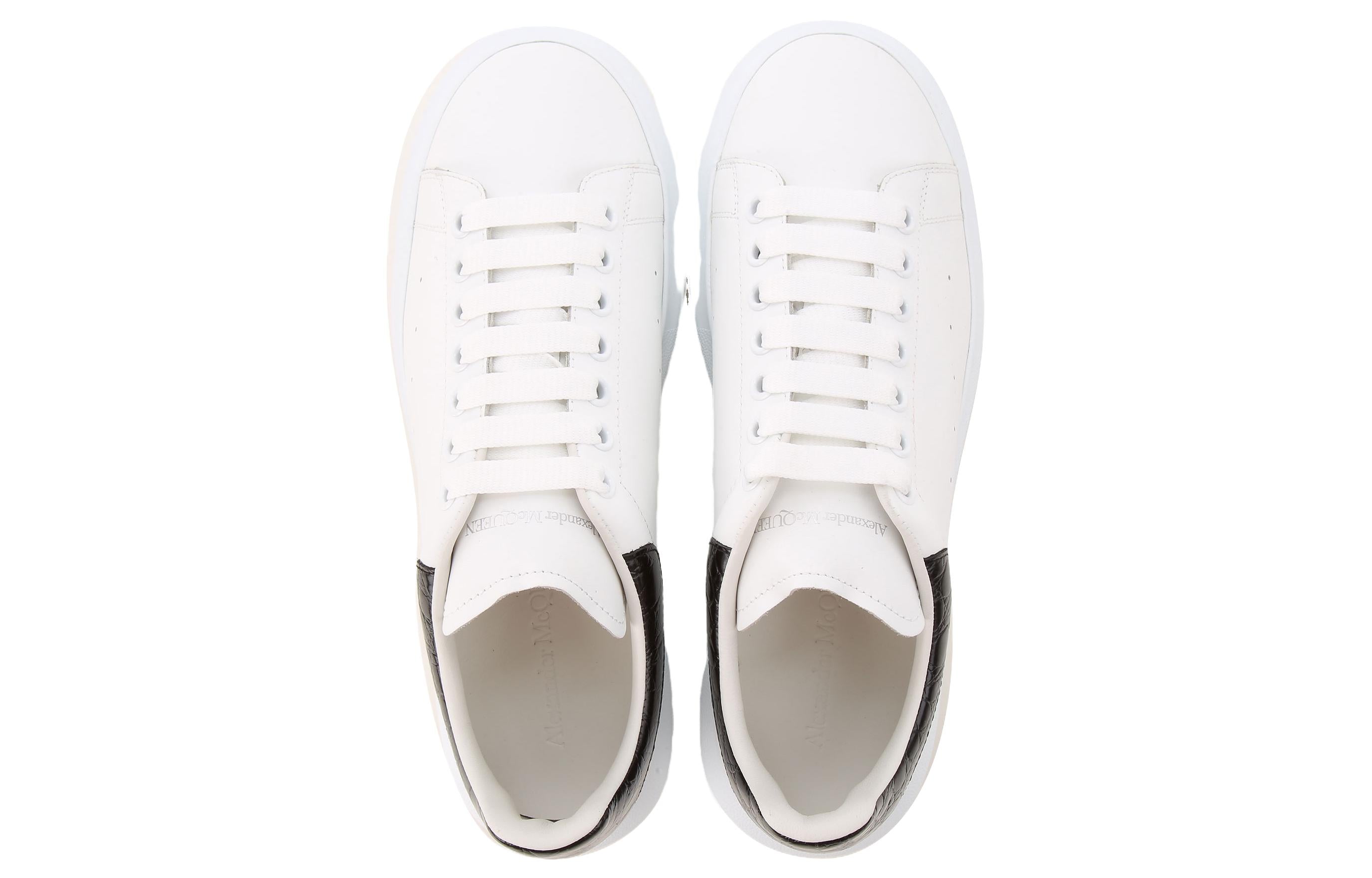 Alexander McQueen Oversized Sneaker 'Black Crocodile' 625162WHYB89061 #