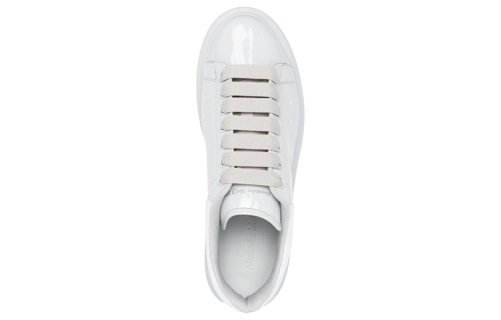 (WMNS) Alexander McQueen Oversized Low-Top Sneakers 'Grey White' 697102W4T911806 #