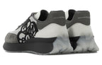 Alexander McQueen Sprint Runner Exaggerated-Sole 'Grey White' 705071W4W118395 #