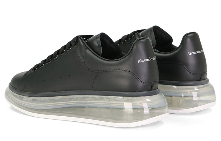 Alexander McQueen Oversized Sneaker 'Black Clear Sole' 604232WHX981070 #