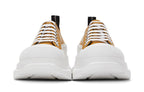 Alexander McQueen Tread Slick Sneakers 'Tan White' 627225WHZP27169 #