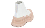 (WMNS) Alexander McQueen Tread Slick Boot 'White Pink' 633900WHYK39402 #
