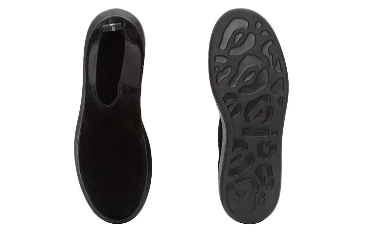 (WMNS) Alexander McQueen Hybrid Chelsea Boot 'Black Suede' 586398WHXK61000 #