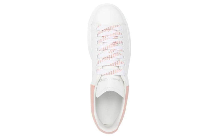 (WMNS) Alexander McQueen Oversized Low-Top Sneakers 'White Pink' 718139WHGP78965 #