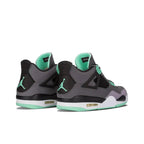 Air Jordan Retro 4-Style Sneakers – Green Glow Edition