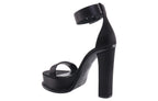 (WMNS) Alexander McQueen Leather High Heels 'Black' 734995WIC711081 #