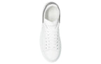 (WMNS) Alexander McQueen Oversized Leather Sneakers 'White Grey' 733010WICYK9075 #