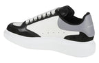(WMNS) Alexander McQueen Larry Oversized Sensory Sneakers 'White Black Grey' 758982WIA5V1142 #