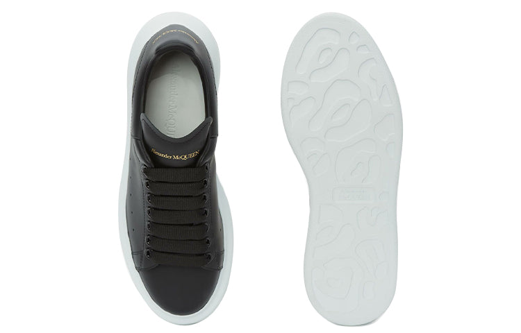 (WMNS) Alexander McQueen Oversized Sneaker 'Black' 553770WHGP01000 #
