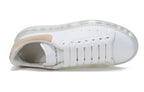 (WMNS) Alexander McQueen Clear Sole Oversized Sneaker 'Beige Embossed Suede Crocodile' 650796WHZ4V9728 #