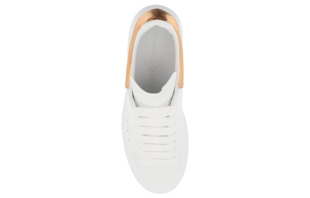 (WMNS) Alexander McQueen Oversized Sneakers 'White Rose Gold' 718232WIE829053 #