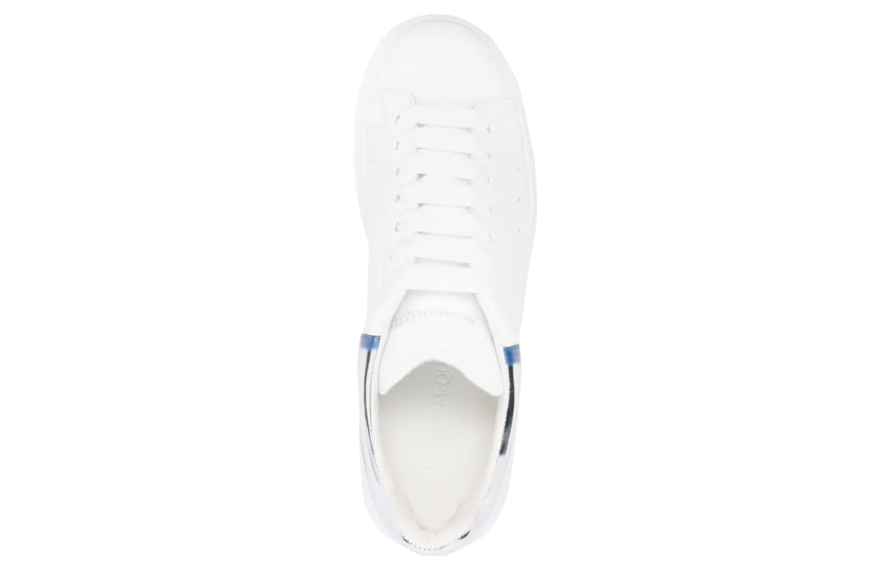 Alexander McQueen Oversized Sneakers 'White Black Blue' 750335WIDJN8711 #