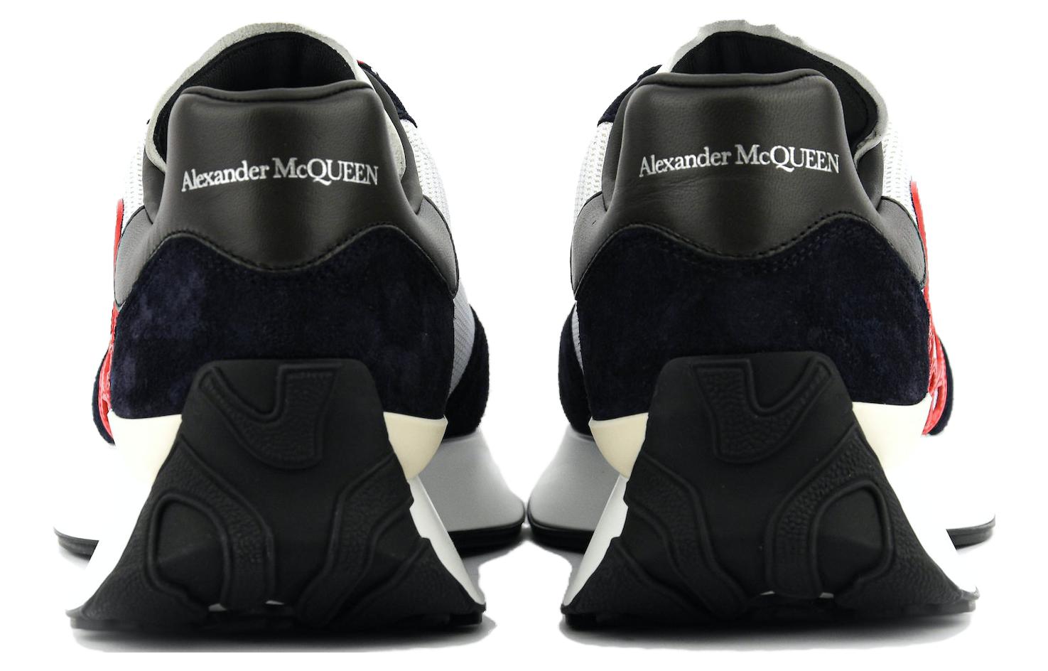 Alexander McQueen Sprint Runner 'Black White Red' 705074W4V618928 #